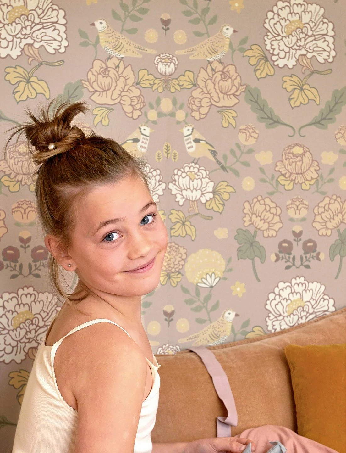 Tapete June Hellgraubeige 3 Tapete June Hellgraubeige