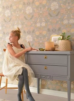 Tapete June Hellgrau 11 Tapete June Hellgrau -Geschaft Tapeten June C 389342 2880x1440