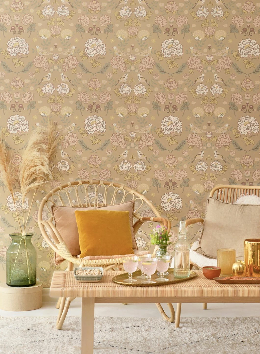 Tapete June Beige 7 Tapete June Beige – Bild 5