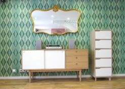 Tapete Juno Blassgrün -Geschaft Tapeten Juno N 430501 2880x1440