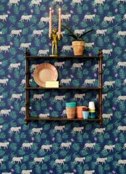 Tapete Kabbo Saphirblau -Geschaft Tapeten Kabbo B 821763 2880x1440