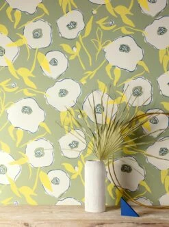 Tapete Kanoko Blassgrün -Geschaft Tapeten Kanoko A 625972 2880x1440