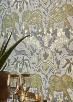 Tapete Zambezi Blassgelb