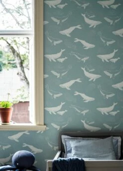 Tapete Keiko Hellblaugrau -Geschaft Tapeten Keiko B 452321 2880x1440