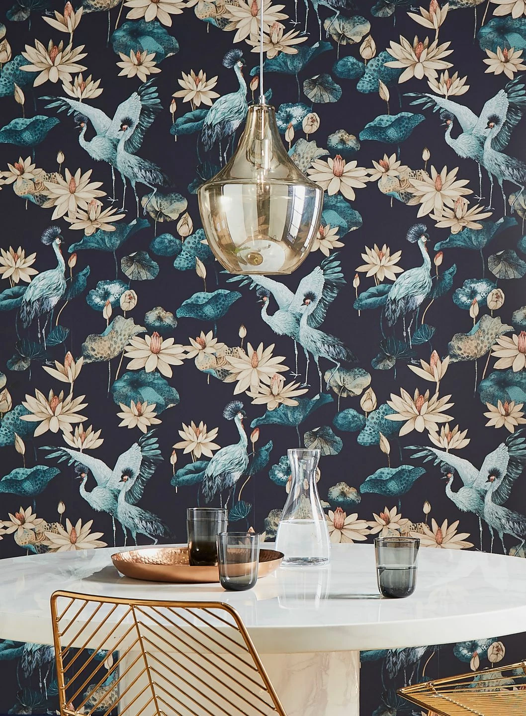 Tapete Kimora Schwarzblau 6 Tapete Kimora Schwarzblau – Bild 4