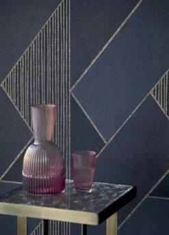 Tapete Kolana Dunkelblau