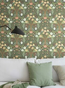 Tapete Kristina Olivgrün -Geschaft Tapeten Kristina C 485233 2880x1440