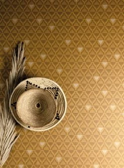 Tapete Kurumba Sandgelb -Geschaft Tapeten Kurumba B 625912 2880x1440