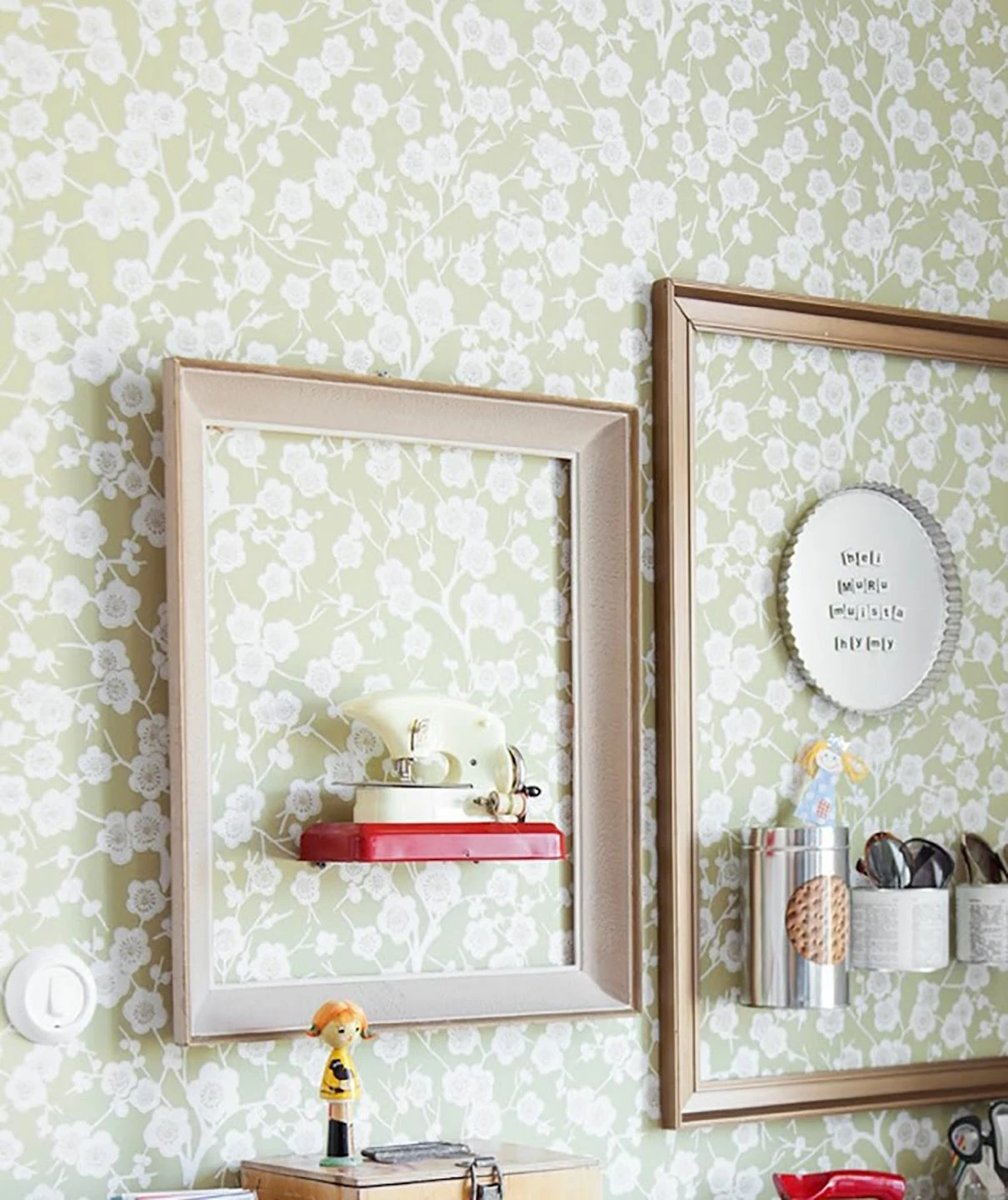 Tapete Laila Grünbeige 3 Tapete Laila Grünbeige