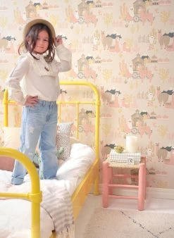 Tapete Lama Village Hellelfenbein -Geschaft Tapeten Lama Village C 389362 2880x1440