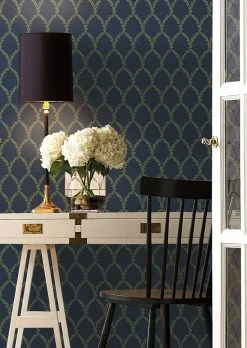 Tapete Laurelia Graublau -Geschaft Tapeten Laurelia B 790162 2880x1440