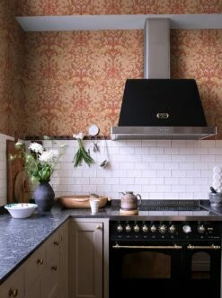 Tapete Lauri Rotorange -Geschaft Tapeten Lauri B 485442 2880x1440