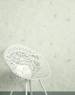 Versace Tapete Laurin Grünweiss -Geschaft Tapeten Laurin A 410621 2880x1440