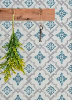 Tapete Lavinia Azurblau