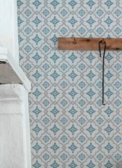 Tapete Lavinia Azurblau -Geschaft Tapeten Lavinia B 491262 2880x1440