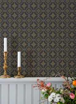 Tapete Lavinia Anthrazit 8 Tapete Lavinia Anthrazit -Geschaft Tapeten Lavinia B 491263 2880x1440