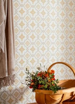 Tapete Lavinia Ockergelb -Geschaft Tapeten Lavinia B 491264 2880x1440