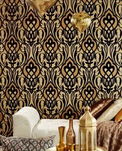 Tapete Letona Sandgelb -Geschaft Tapeten Letona B 820712 2880x1440