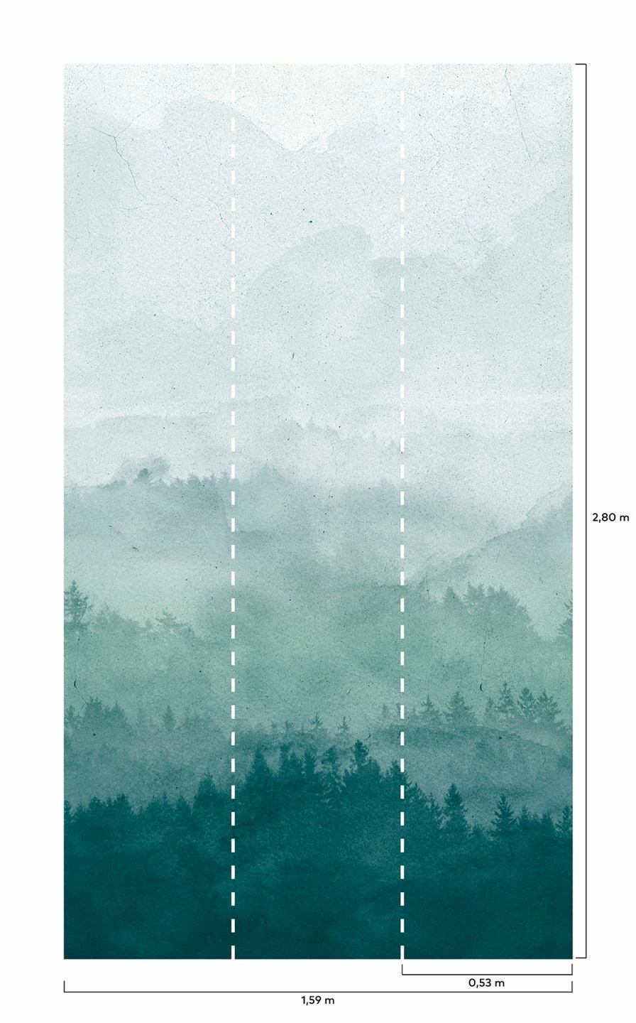 Wandbild Ligea Grüntöne 5 Wandbild Ligea Grüntöne – Bild 3