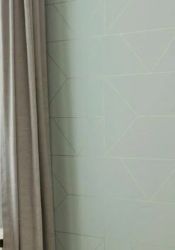 Ferm LIVING Tapete Lines Blasspastellgrün