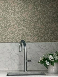 Tapete Linnea Garden Blassgrün 10 Tapete Linnea Garden Blassgrün -Geschaft Tapeten Linnea A 875151 2880x1440