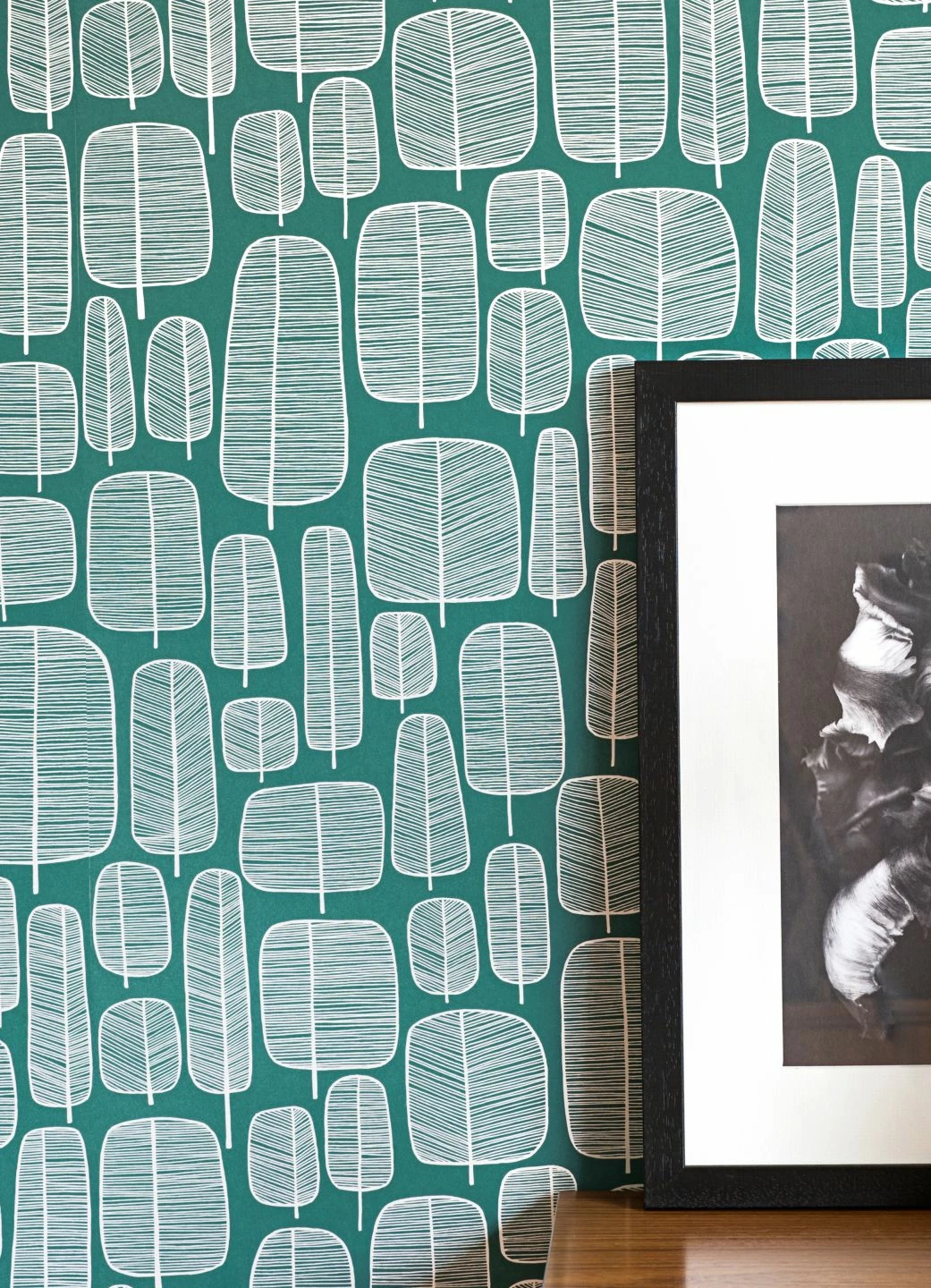 Tapete Little Trees Opalgrün 3 Tapete Little Trees Opalgrün