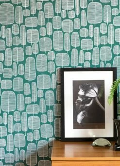 Tapete Little Trees Opalgrün 10 Tapete Little Trees Opalgrün -Geschaft Tapeten Little Trees B 690105 2880x1440