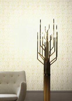 Tapete Lotus Cremeweiss -Geschaft Tapeten Lotus B 625801 2880x1440