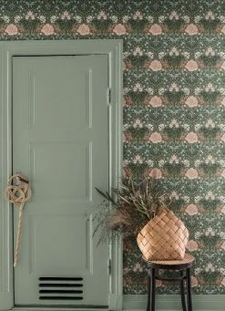 Tapete Lovisa Tannengrün -Geschaft Tapeten Lovisa A 485072 2880x1440