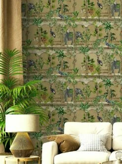 Tapete Lunasa Perlgold -Geschaft Tapeten Lunasa B 104532 2880x1440