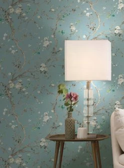 Tapete Malabar Pastelltürkis -Geschaft Tapeten Malabar A 251012 2880x1440