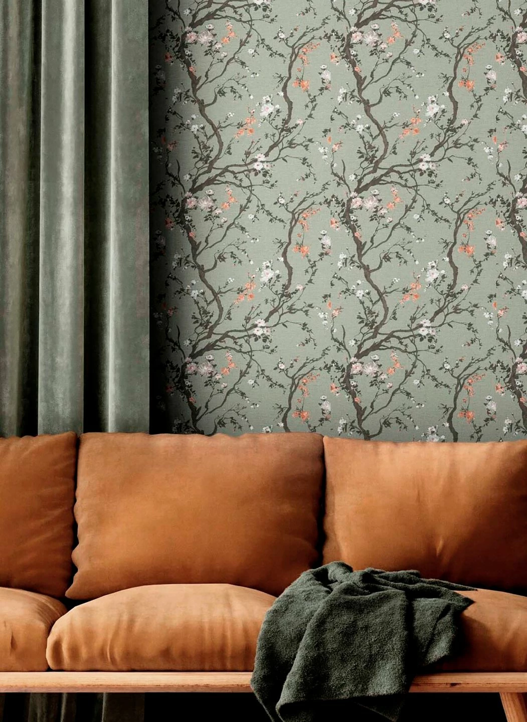 Tapete Malabar Zartgrün 6 Tapete Malabar Zartgrün – Bild 4