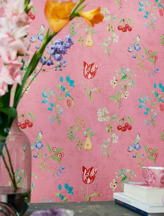 Tapete Mallorie Rosa 3 Tapete Mallorie Rosa