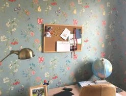 Tapete Mallorie Pastelltürkis -Geschaft Tapeten Mallorie K 821401 2880x1440