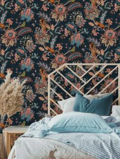 Tapete Manali Graublau -Geschaft Tapeten Manali B 104672 2880x1440