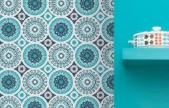 Tapete Marelle Wasserblau