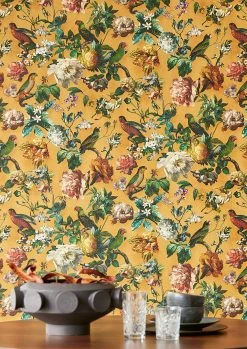 Tapete Margarete Ocker -Geschaft Tapeten Margarete A 821994 2880x1440