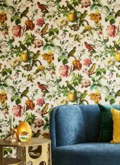 Tapete Margarete Cremeweiss -Geschaft Tapeten Margarete B 821995 2880x1440