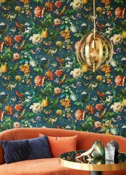 Tapete Margarete Grünblau -Geschaft Tapeten Margarete B 821991 2880x1440