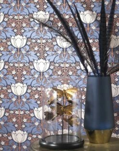 Tapete Marina Perlblau