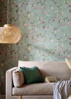 Tapete Marley Türkisgrau 7 Tapete Marley Türkisgrau -Geschaft Tapeten Marley 822142 2880x1440