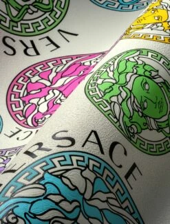 Versace Tapete Medusa Bunt 10 Versace Tapete Medusa Bunt -Geschaft Tapeten Medusa A 410973 2880x1440