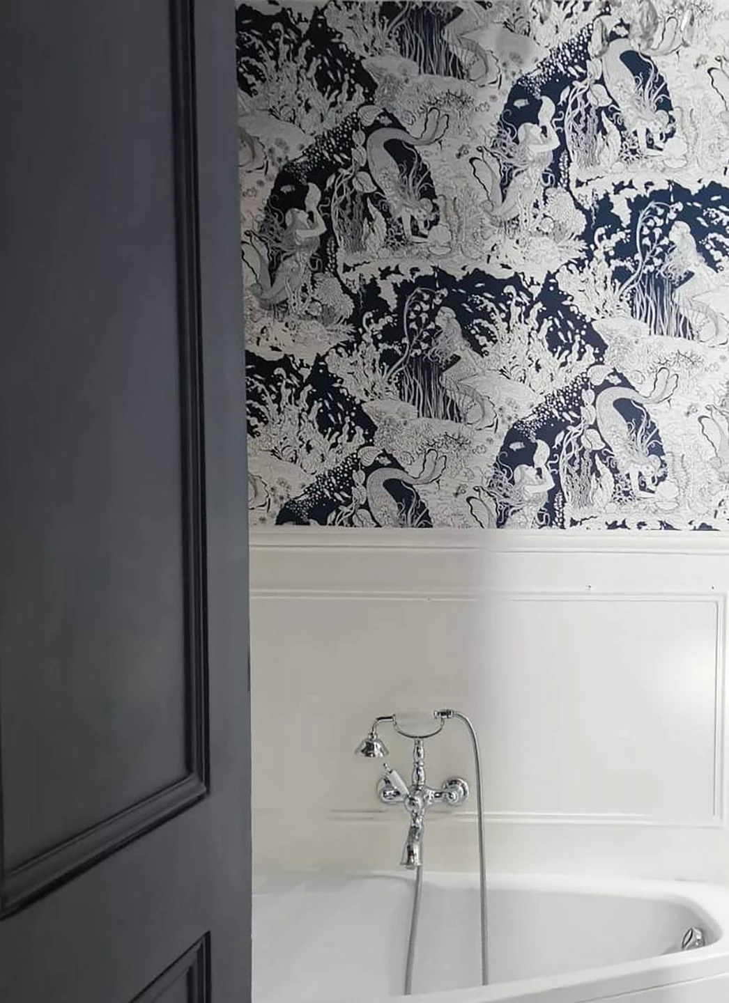 Tapete Mermaids Dunkelblau 6 Tapete Mermaids Dunkelblau – Bild 4