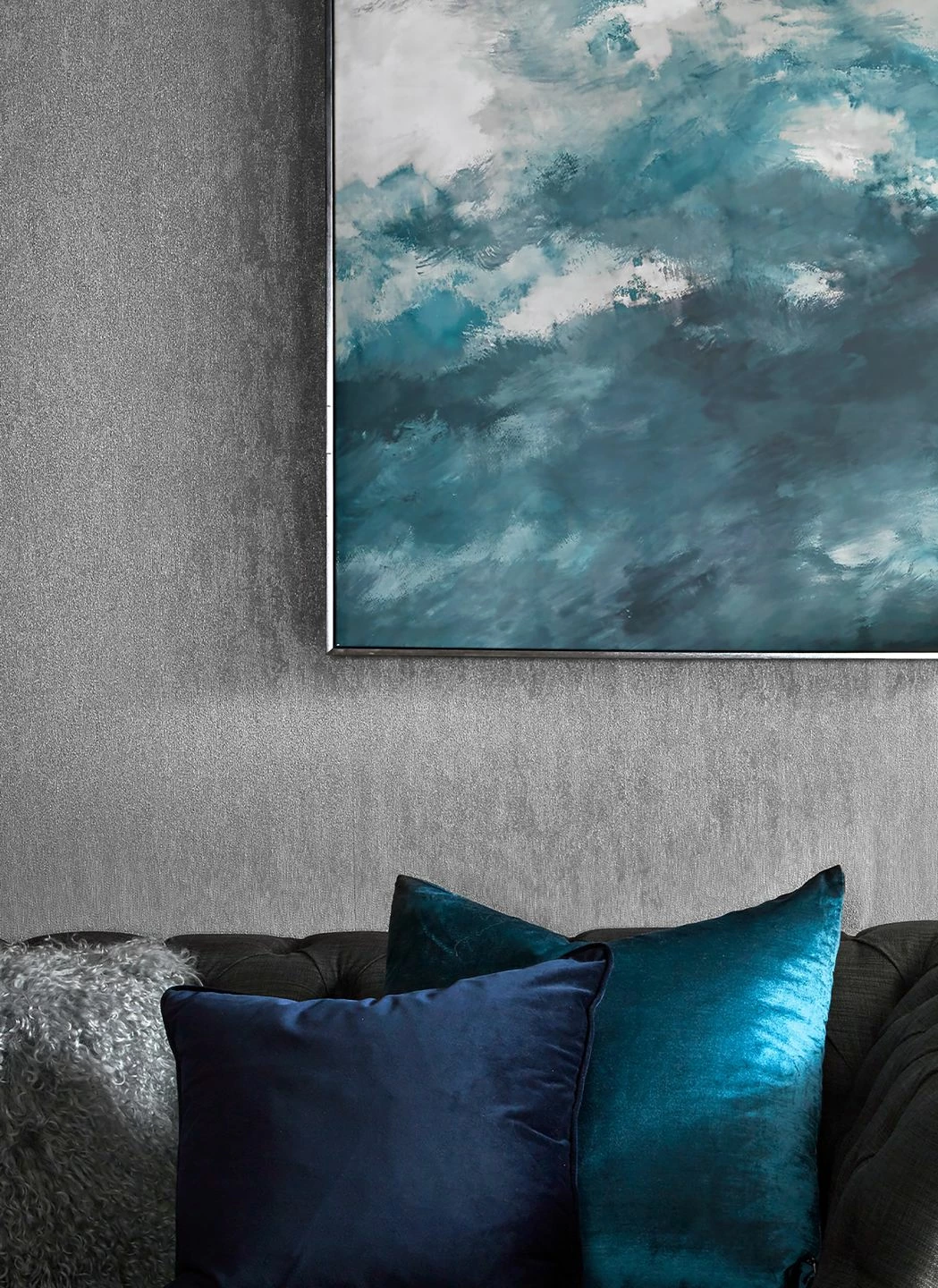 Tapete Metallic Plaster Silber 3 Tapete Metallic Plaster Silber