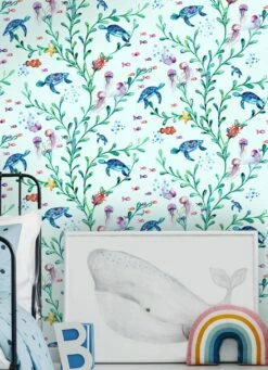 Tapete Miali Zartblau -Geschaft Tapeten Miali B 103321 2880x1440