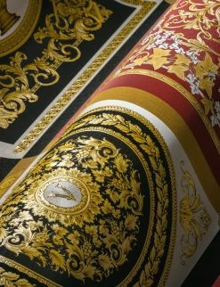 Versace Tapete Minerva Rot -Geschaft Tapeten Minerva A 410981 2880x1440