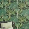 Tapete Mirabelle Dunkelgrün