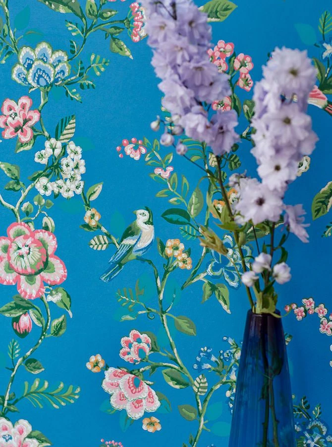 Tapete Miri Blau 3 Tapete Miri Blau