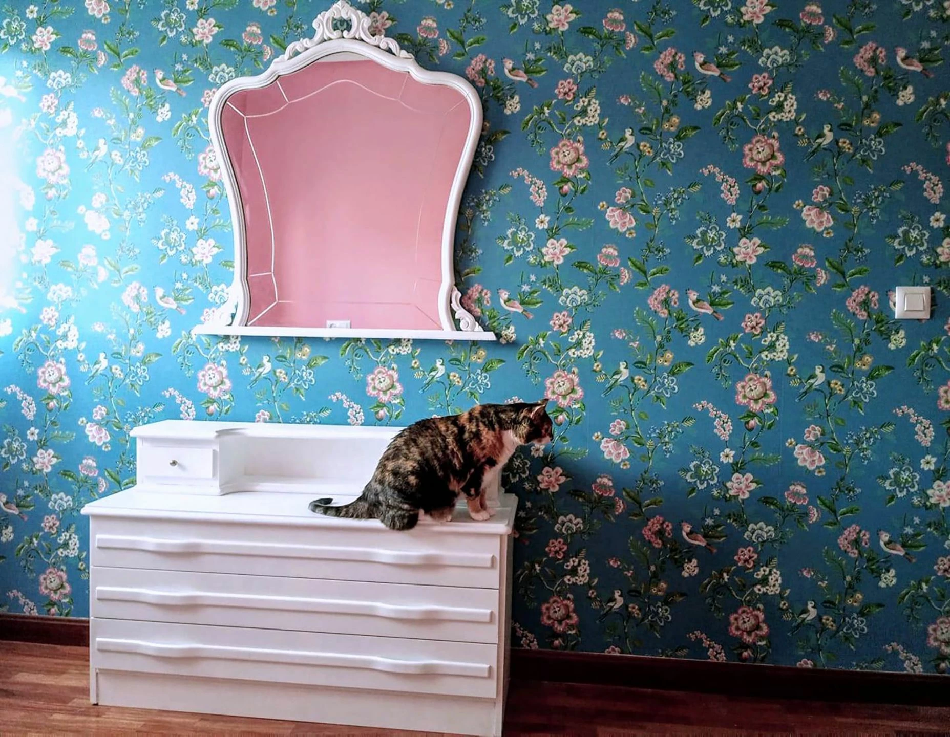 Tapete Miri Blau 6 Tapete Miri Blau – Bild 4