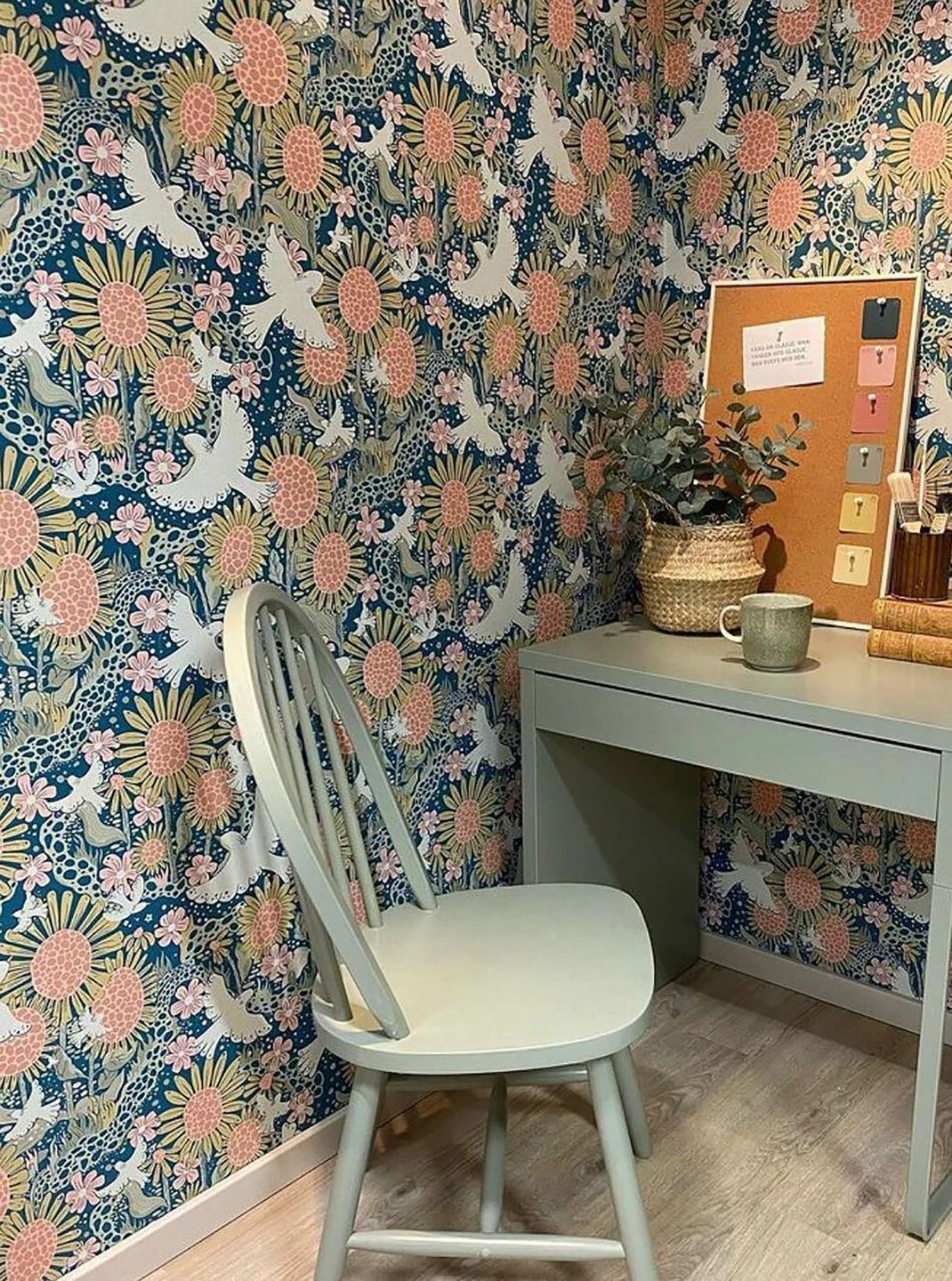 Tapete Monica Ozeanblau 4 Tapete Monica Ozeanblau – Bild 2